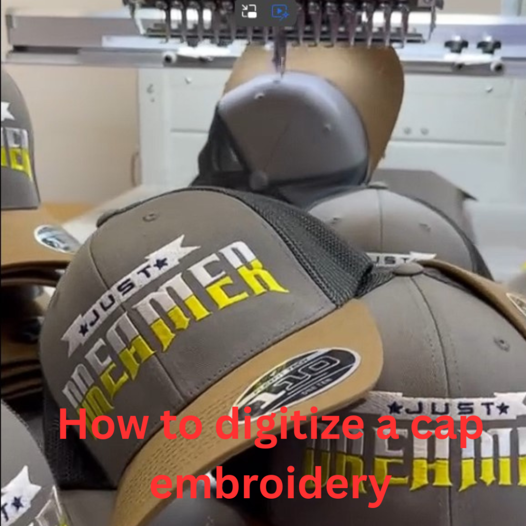 How to Digitize a Cap Embroidery